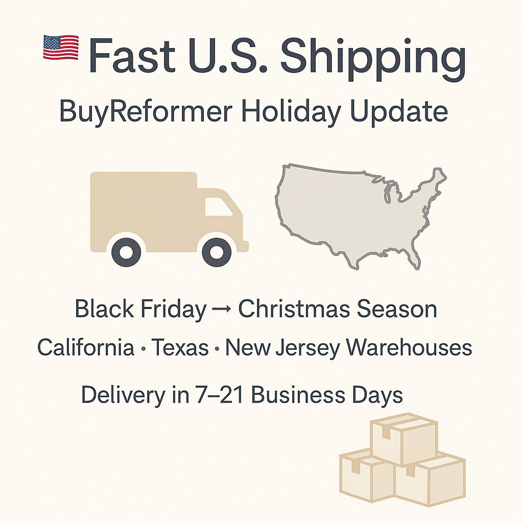 📦 BuyReformer Holiday Shipping Update: Black Friday – Christmas Season