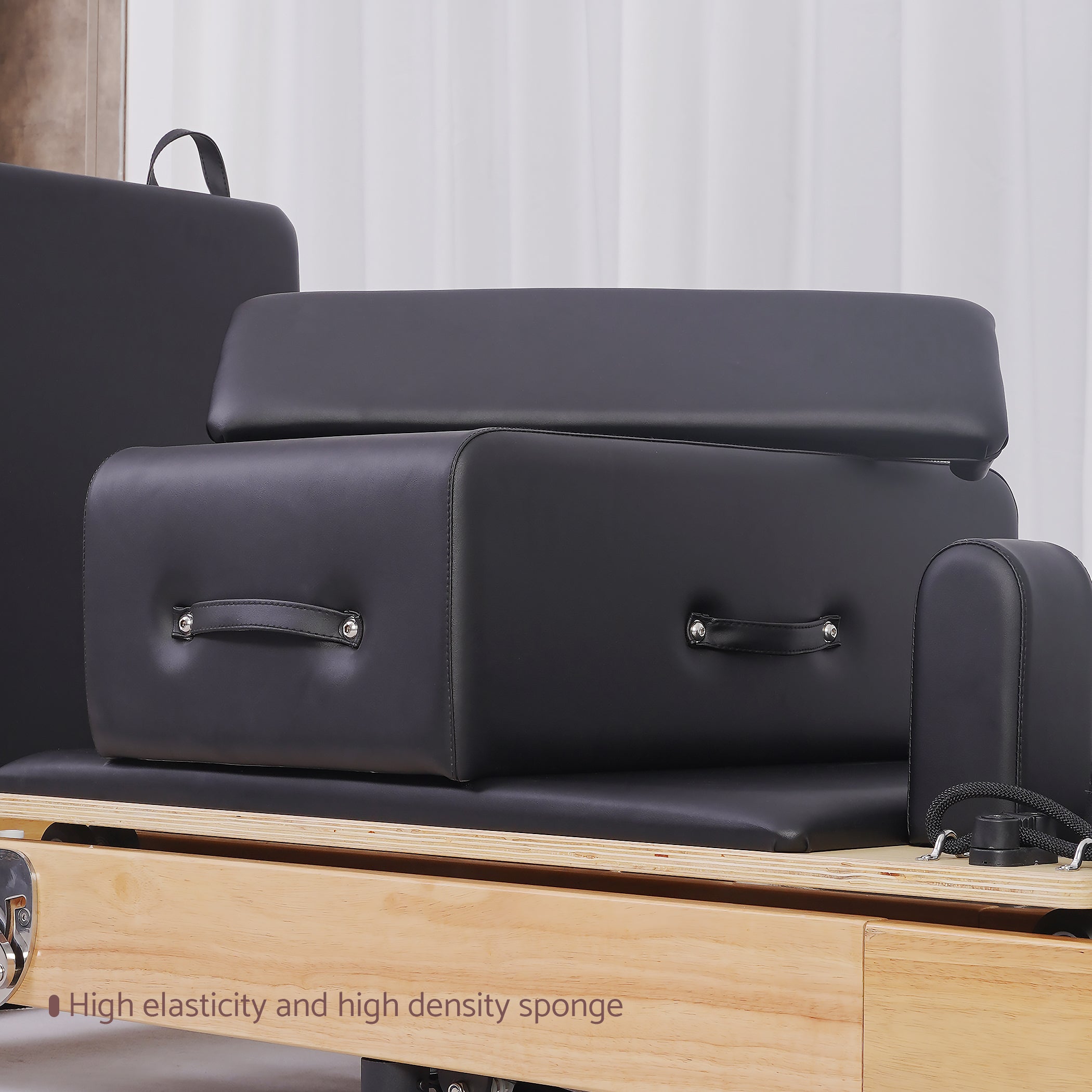 BR Oak Foldable Pilates Reformer – Studio-Level Foldable Reformer