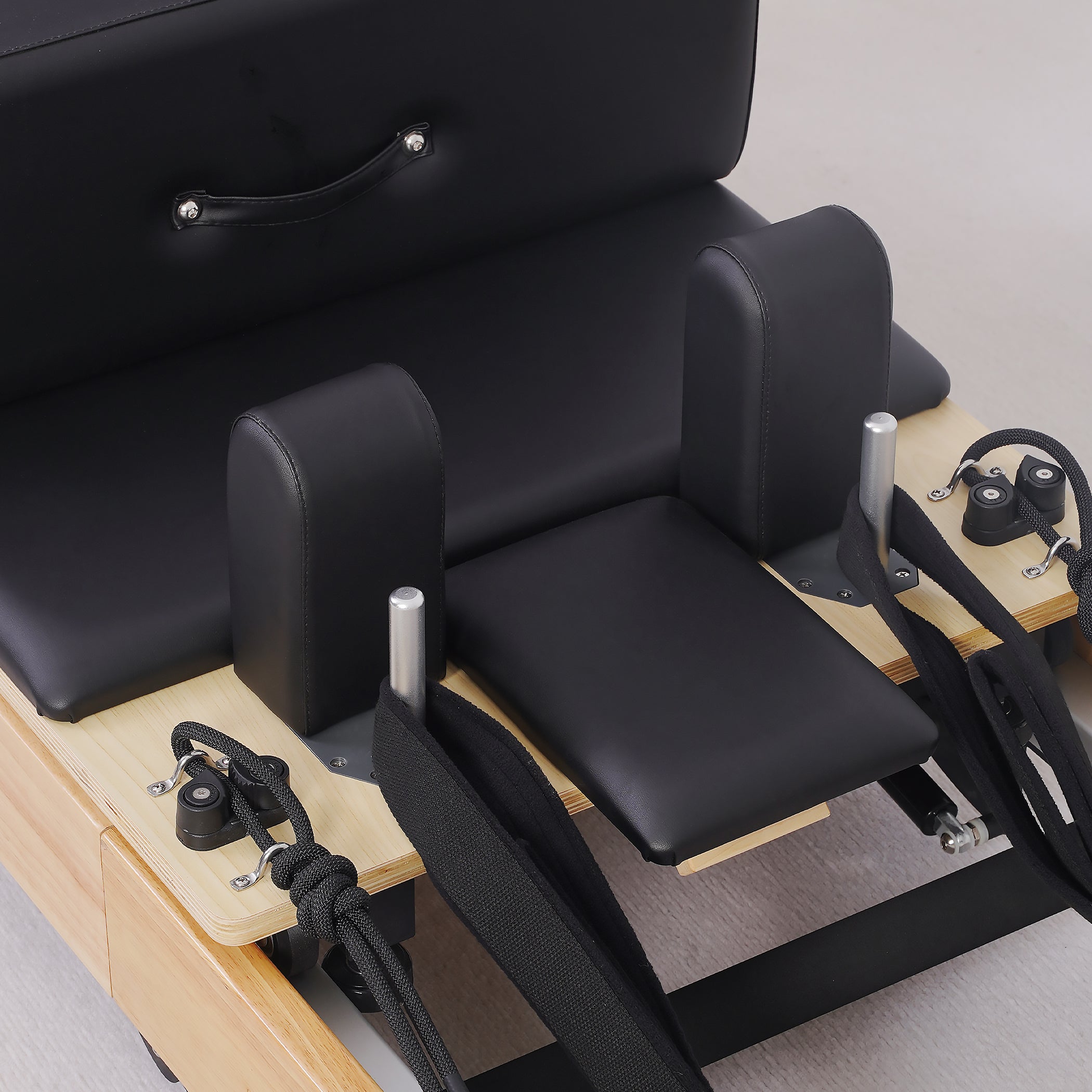 BR Oak Foldable Pilates Reformer – Studio-Level Foldable Reformer