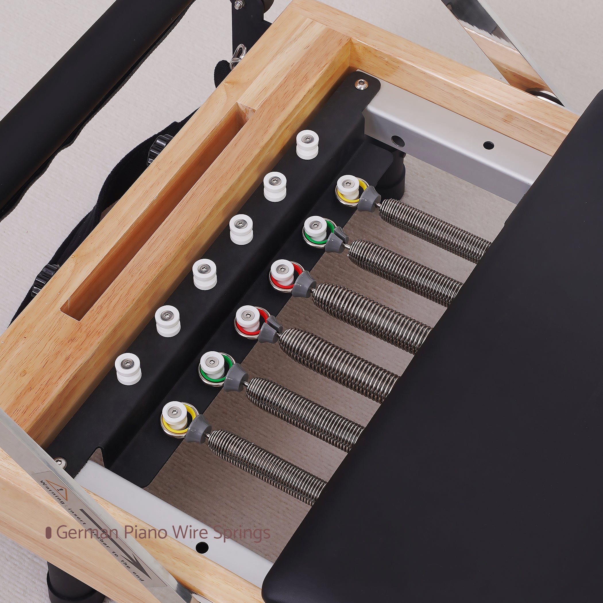 BR Oak Foldable Pilates Reformer – Studio-Level Foldable Reformer