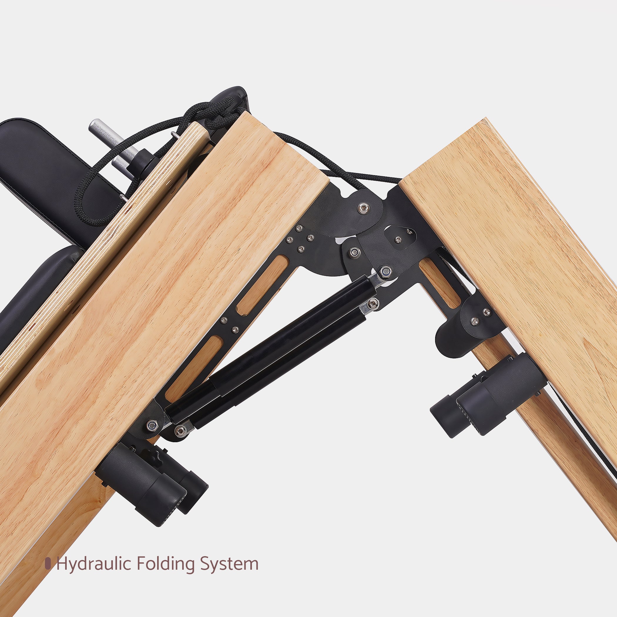 BR Oak Foldable Pilates Reformer – Studio-Level Foldable Reformer