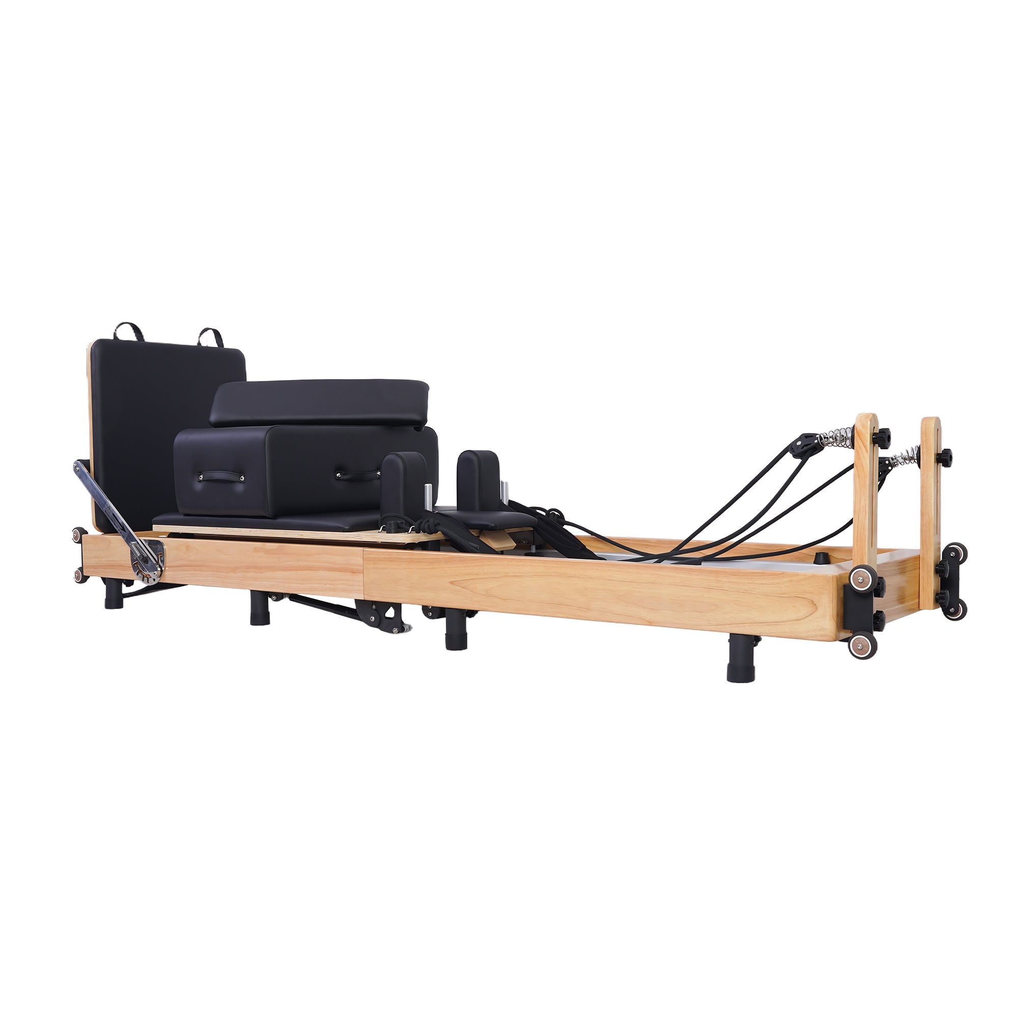BR Oak Foldable Pilates Reformer – Studio-Level Foldable Reformer