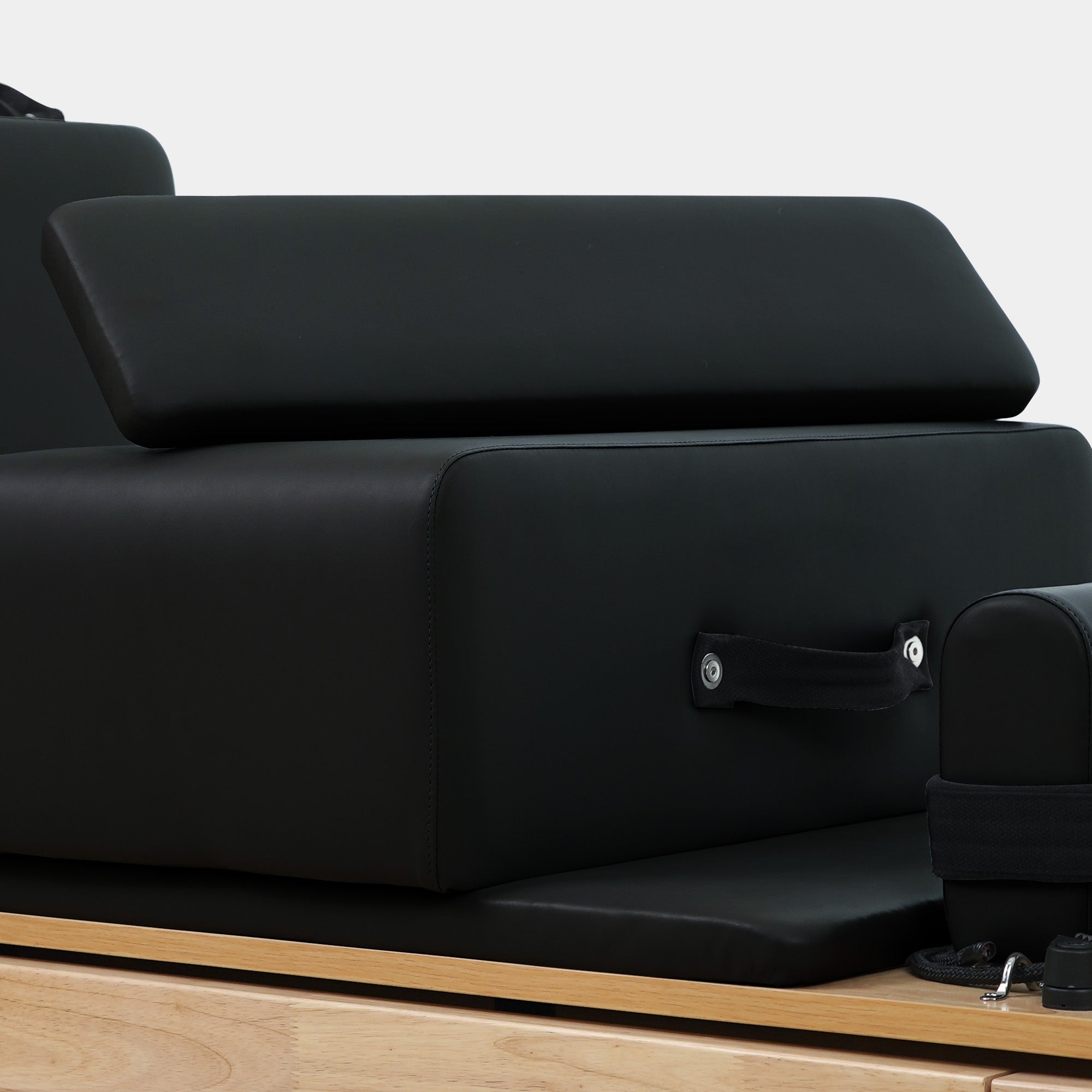 Solid Wood Foldable Pilates Reformer – Space-Saving