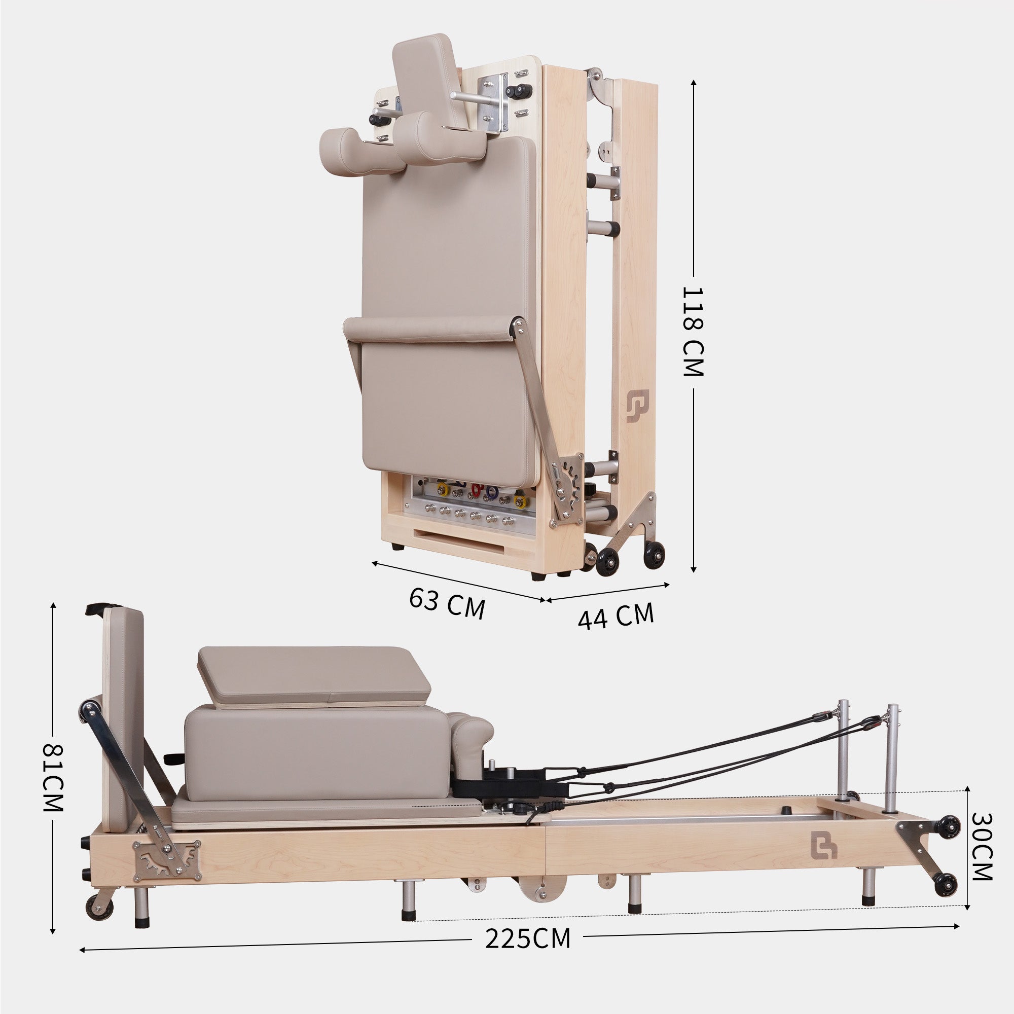 BR Signature Maple Foldable Pilates Reformer– Pre-Order | Ships October 15