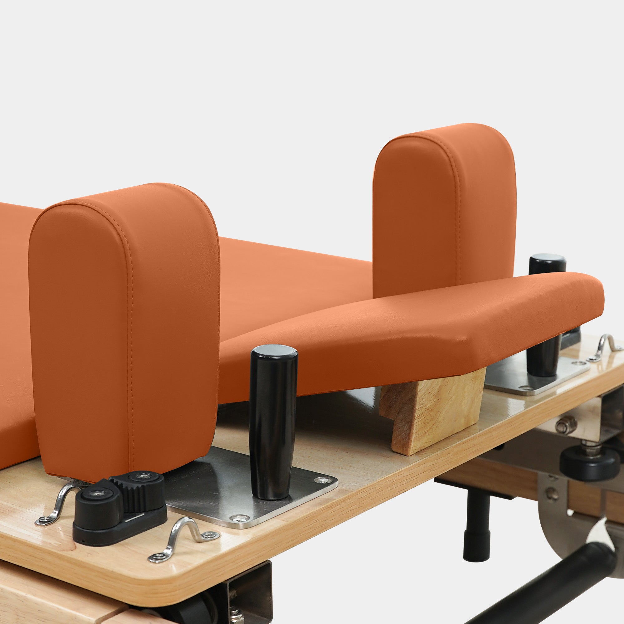 Solid Wood Foldable Pilates Reformer – Space-Saving