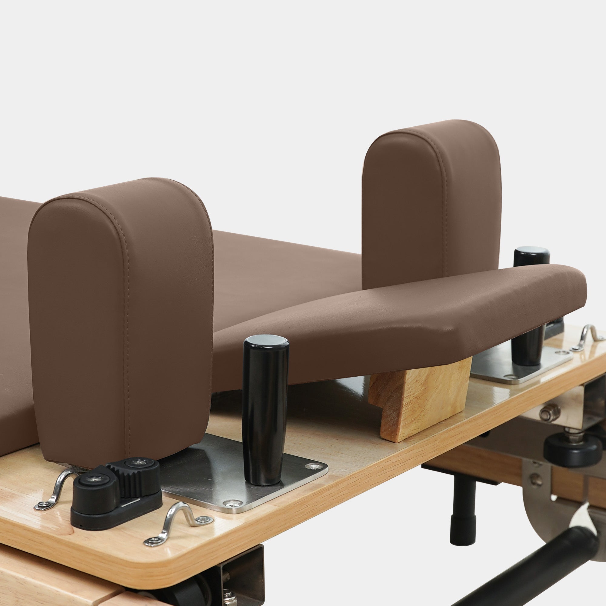 Solid Wood Foldable Pilates Reformer – Space-Saving