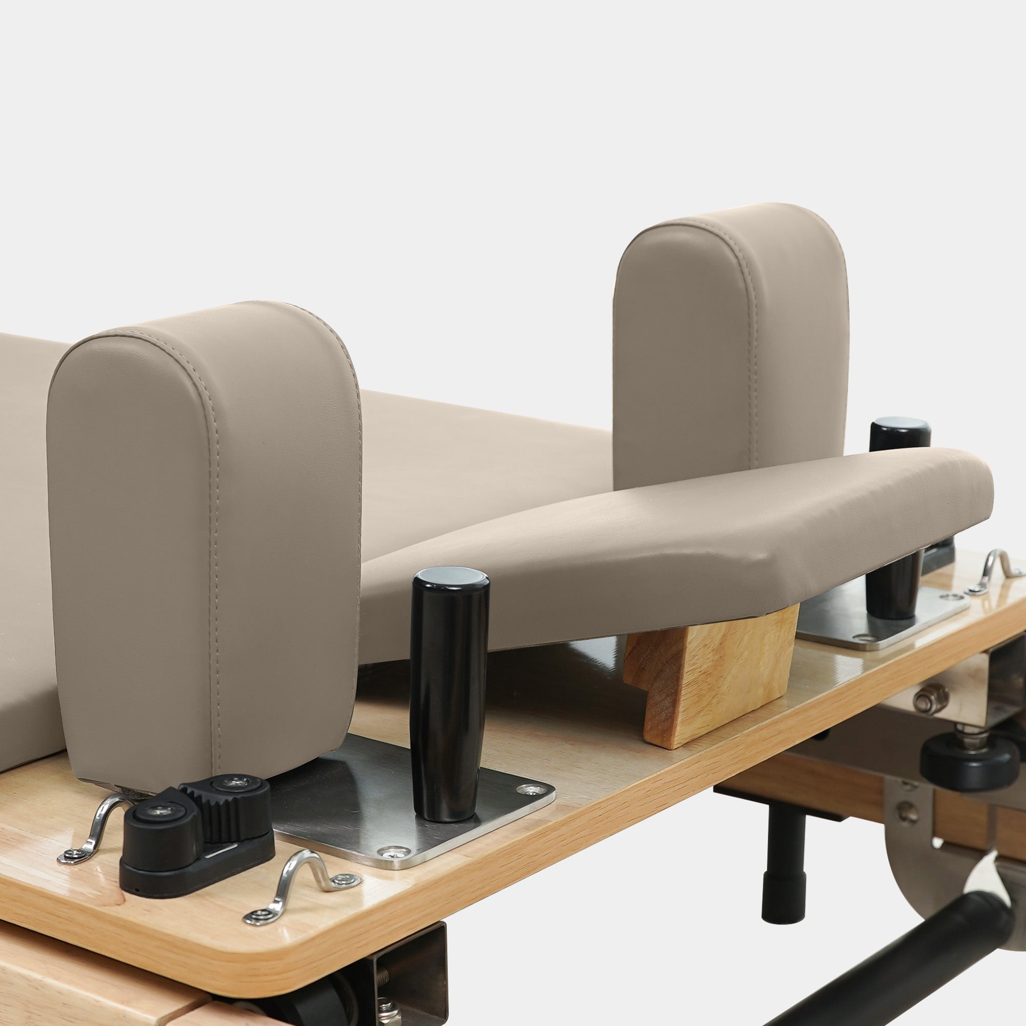 Solid Wood Foldable Pilates Reformer – Space-Saving