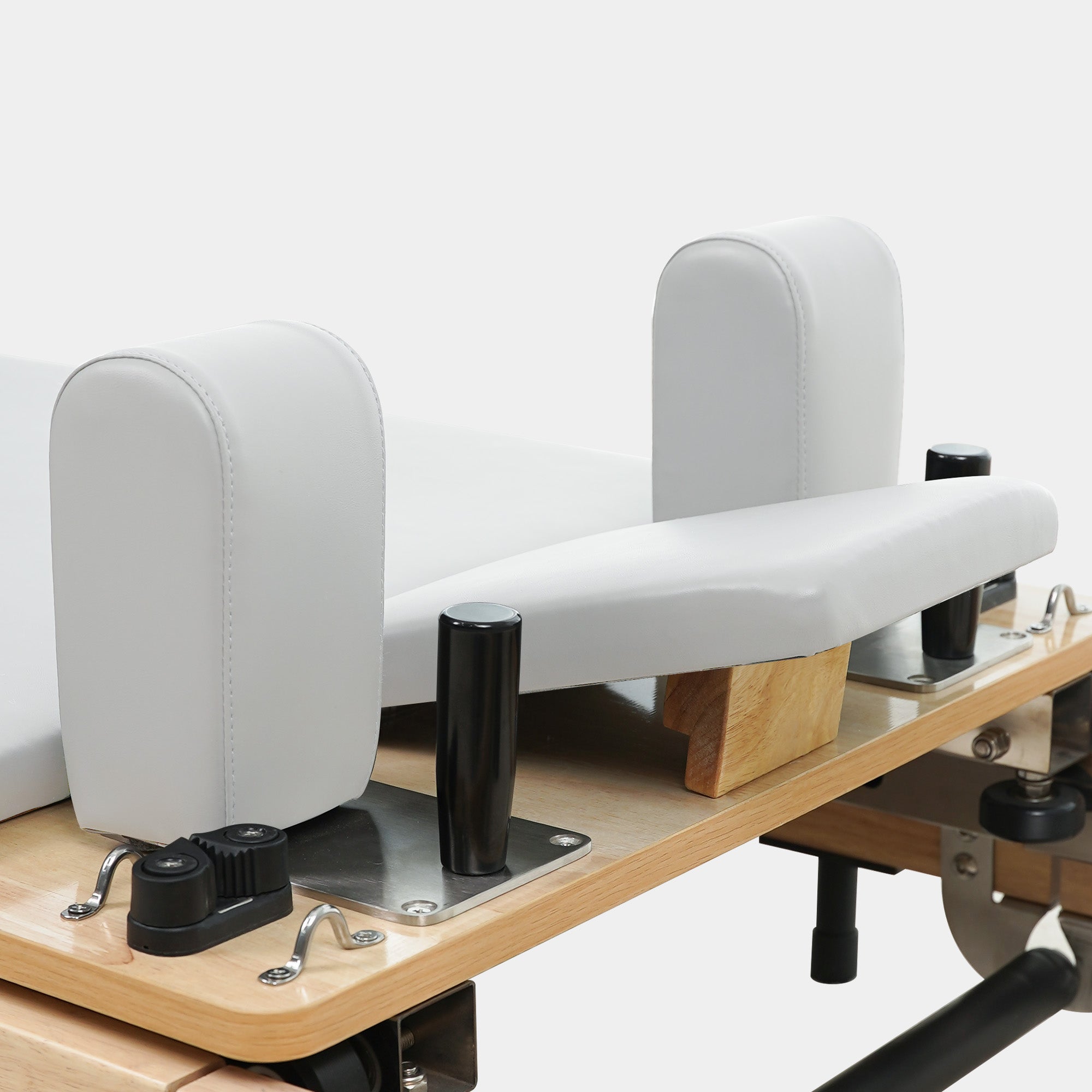 Solid Wood Foldable Pilates Reformer – Space-Saving