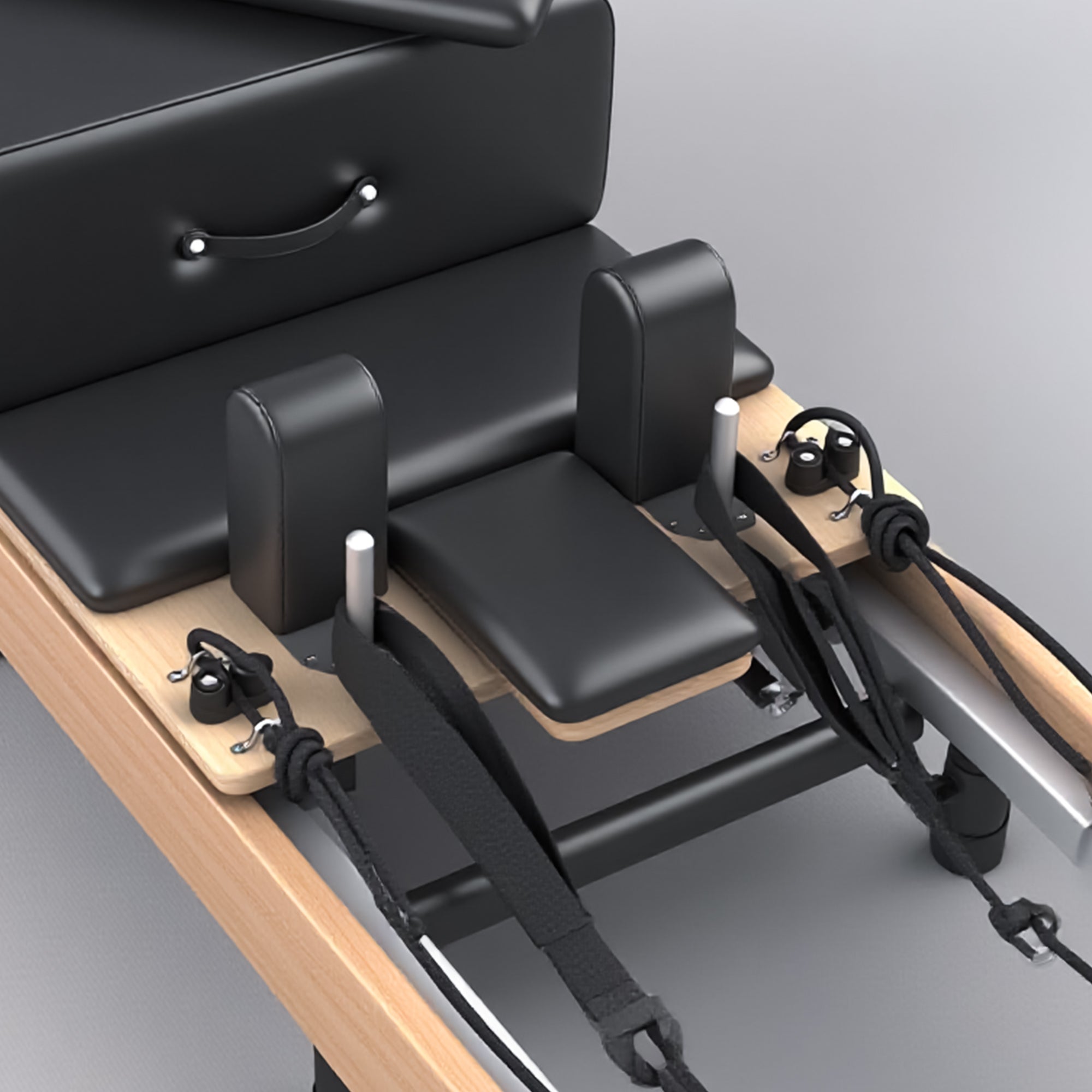BR Oak Foldable Pilates Reformer – Studio-Level Foldable Reformer