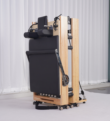 How Gas Springs With Hydraulic Damping Make a Foldable Pilates Reformer Easier to Fold