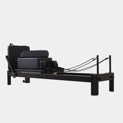 Black Aluminum Pilates Reformer