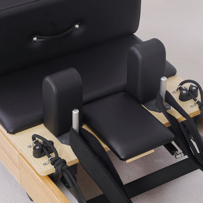 BR Oak Foldable Pilates Reformer – Studio-Level Foldable Reformer