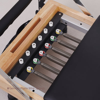 BR Oak Foldable Pilates Reformer – Studio-Level Foldable Reformer
