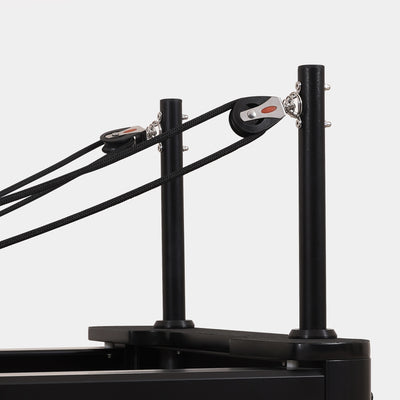 Black Aluminum Pilates Reformer