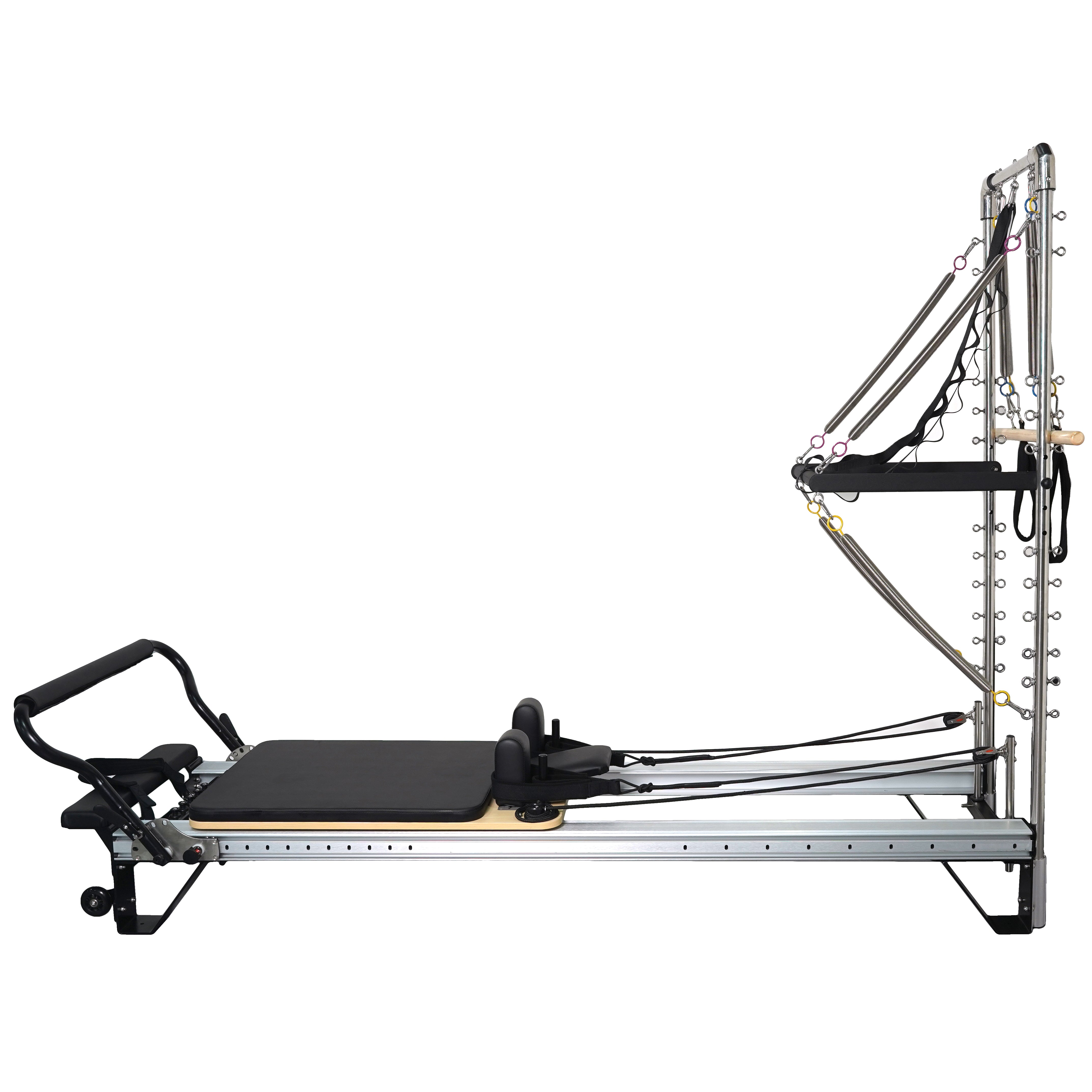 Aluminum Outer Track with Tower Pilates Reformer