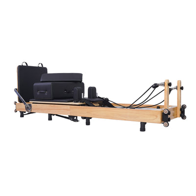 BR Oak Foldable Pilates Reformer – Studio-Level Foldable Reformer