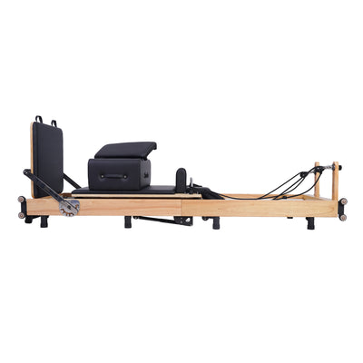BR Oak Foldable Pilates Reformer – Studio-Level Foldable Reformer