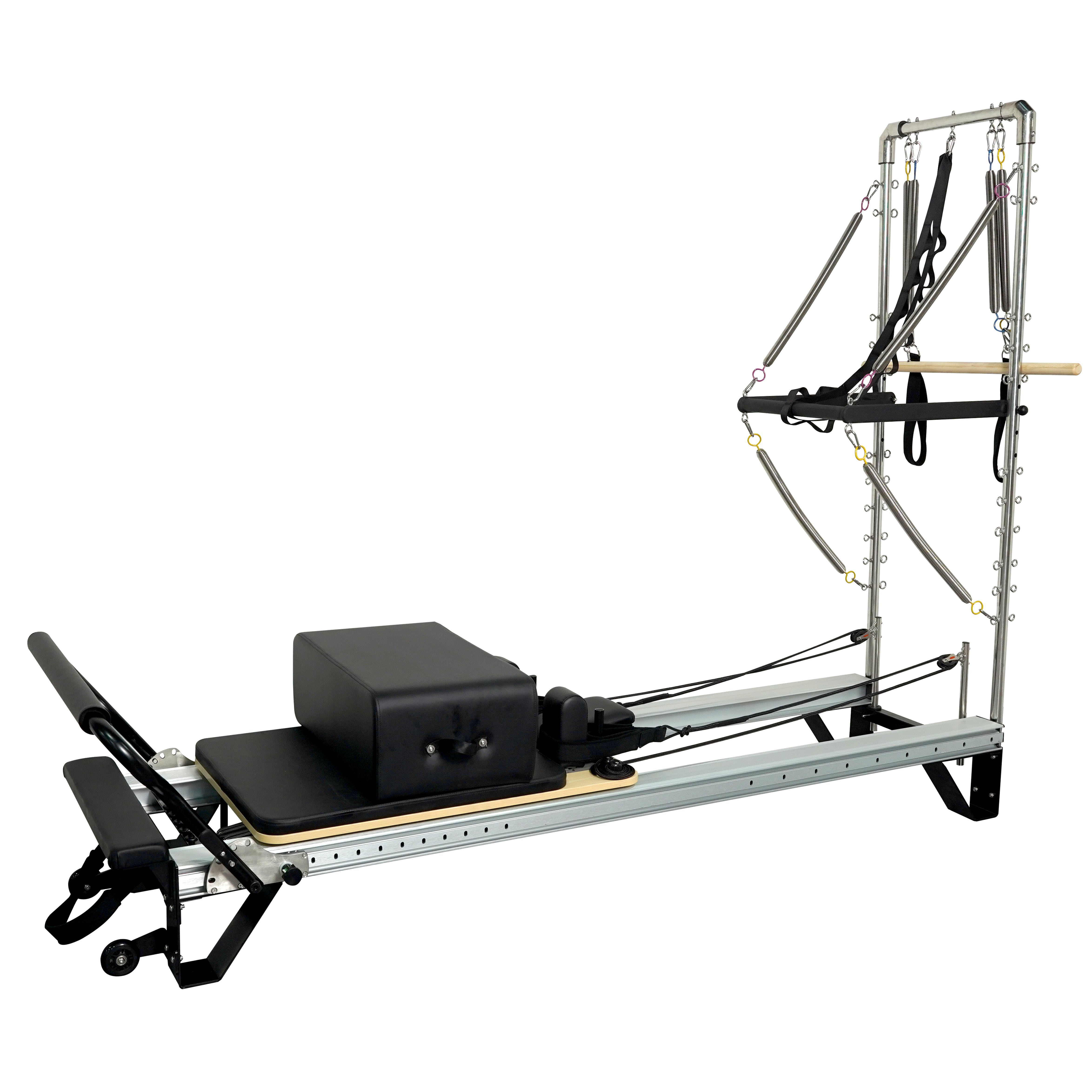 Aluminum Outer Track with Tower Pilates Reformer