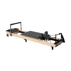Maple Wood Pilates Reformer with Adjustable Height Legs