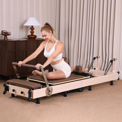 BR Maple Foldable Pilates Reformer – Studio-Level Foldable Reformer
