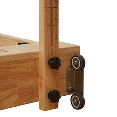 Oak Foldable Pilates Reformer – Space-Saving, Studio-Grade Performance