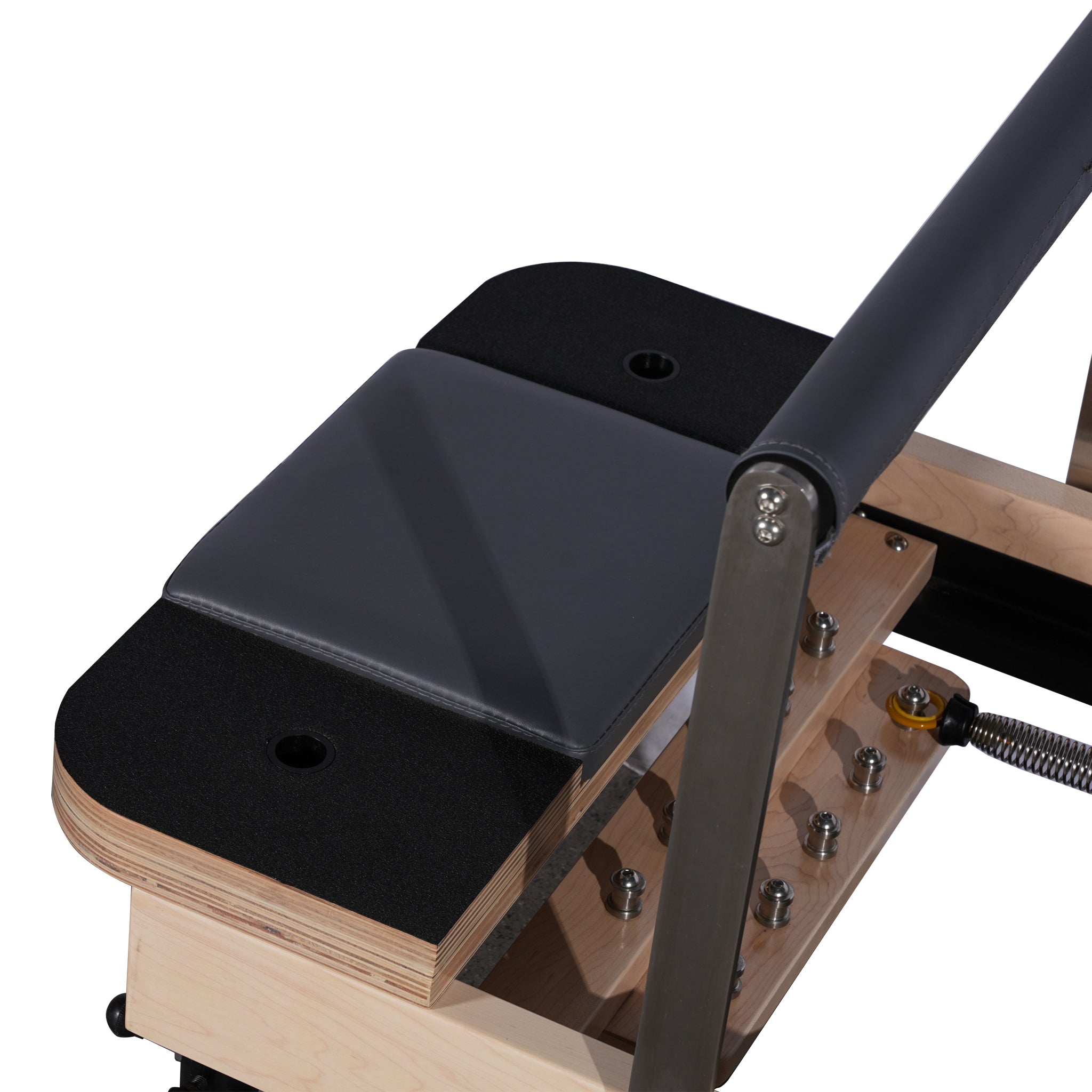 Maple Wood Pilates Reformer with Adjustable Height Legs
