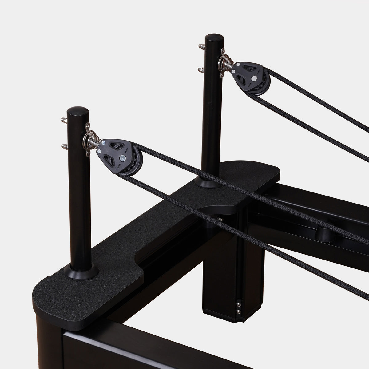 Black Aluminum Pilates Reformer