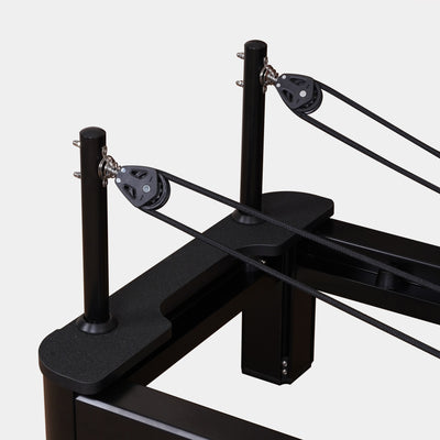 Black Aluminum Pilates Reformer