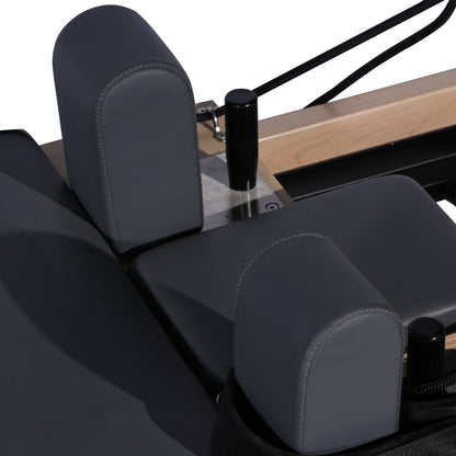 Maple Wood Pilates Reformer with Adjustable Height Legs