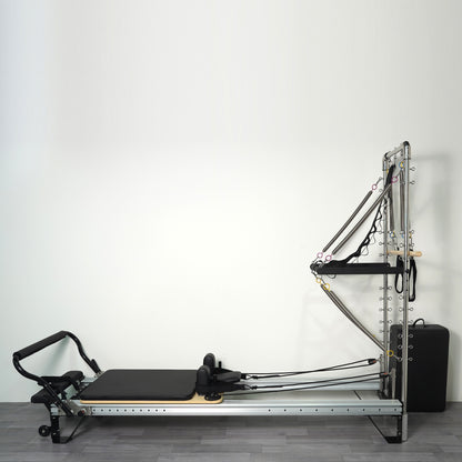 Aluminum Outer Track with Tower Pilates Reformer